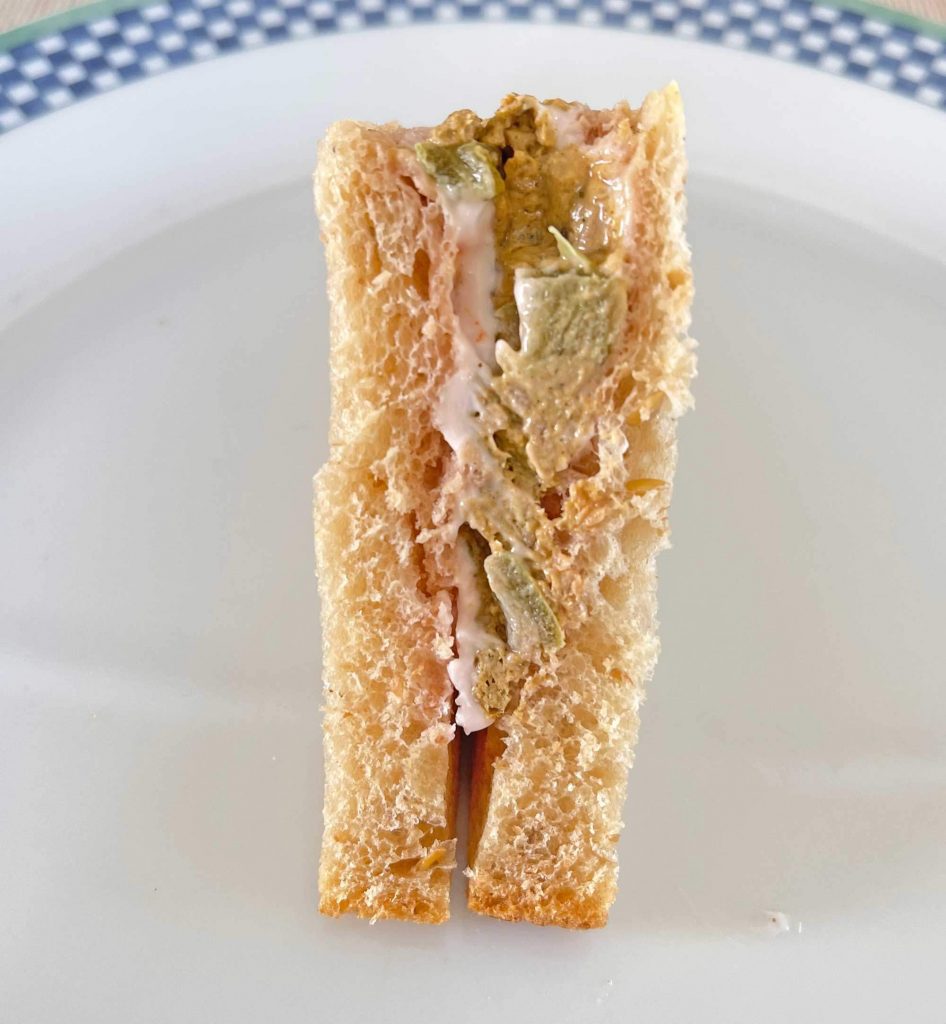 Veganes Thunfisch-Sandwich im Test