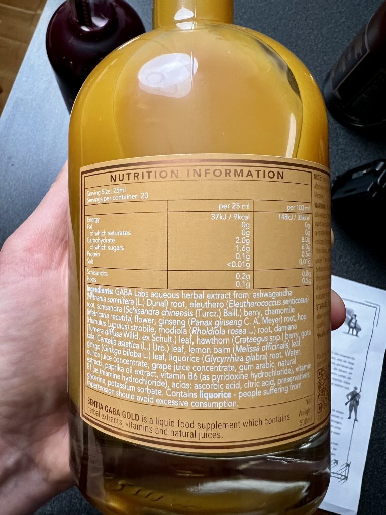 Sentia Gold Rückseite 1
