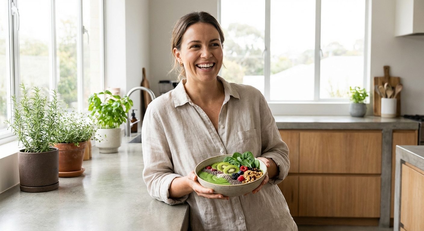 Scheinfasten bei Morbus Crohn: Therapie hilft 69 Prozent 2 Gesundes Smoothie Bowl mit frischem Obst und Gemüse